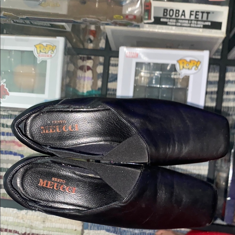 Sesto Meucci Black Flats & Loafers